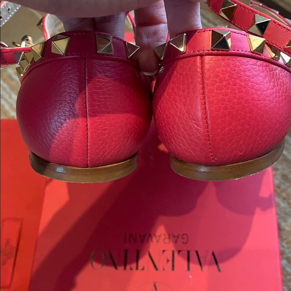 👏SOLD👏Red Valentino Rockstud Ballerina Flat - Picture 3 of 6